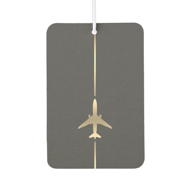 Minimalist Aviation  Car Air Freshener (Front)