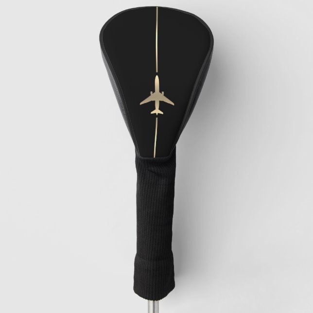 Minimalist Aviation Golf Head Cover (Front)