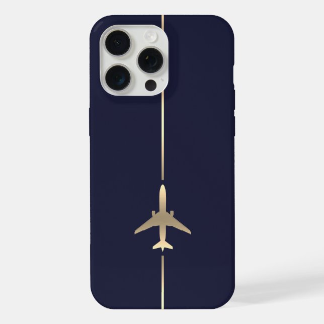 Minimalist Aviation iPhone Case (Back)