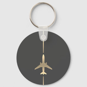 Minimalist Aviation Keychain