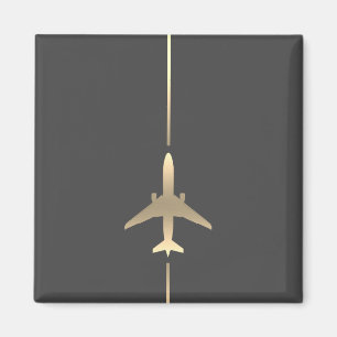 Minimalist Aviation Magnet