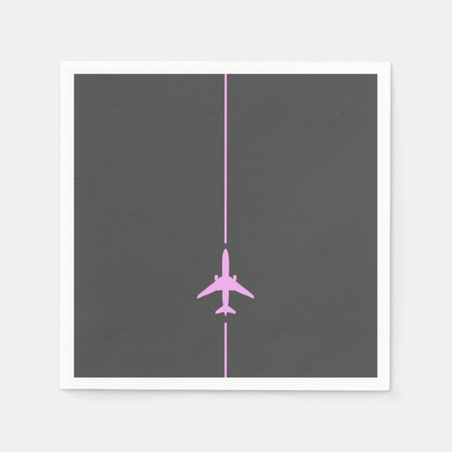 Minimalist Aviation Napkins (Front)