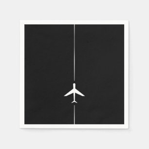 Minimalist Aviation Napkins