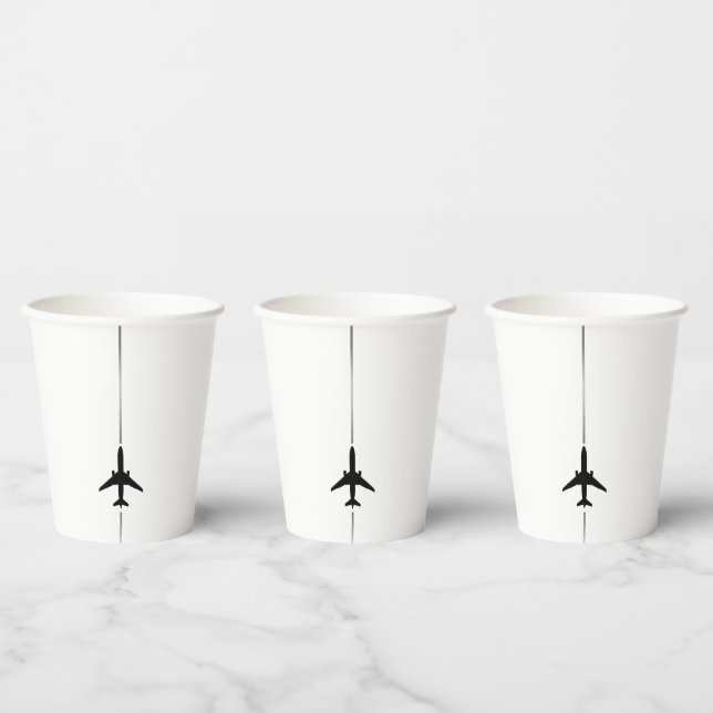 Minimalist Aviation Paper Cups (Multi)