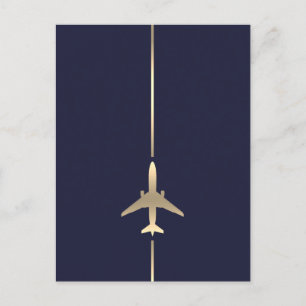 Minimalist Aviation Post Card