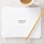 Minimalist Baby Announcement Christmas Label<br><div class="desc">This charming Christmas label design features a minimalist aesthetic with a touch of festive elegance.</div>
