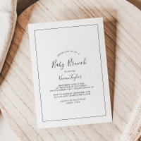 Minimalist Baby Brunch