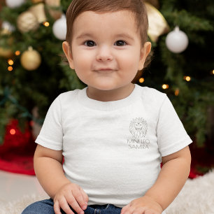 Minimalist Baby Gift Leo Zodiac Gender Neutral  Baby T-Shirt