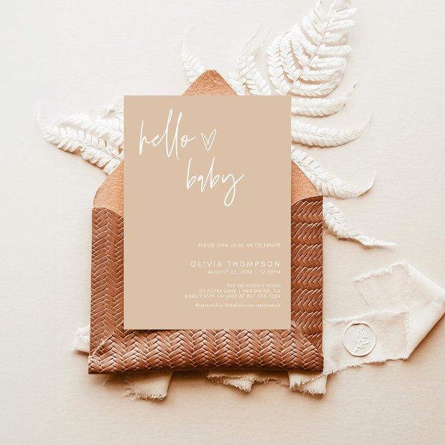 Minimalist Baby Shower Invitation | Gender Neutral (Creator Uploaded)