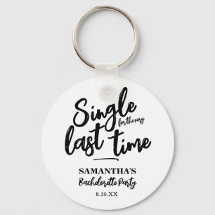 Minimalist Bachelorette Party  Key Ring