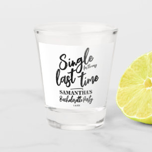 Minimalist Bachelorette Party Shot Glass