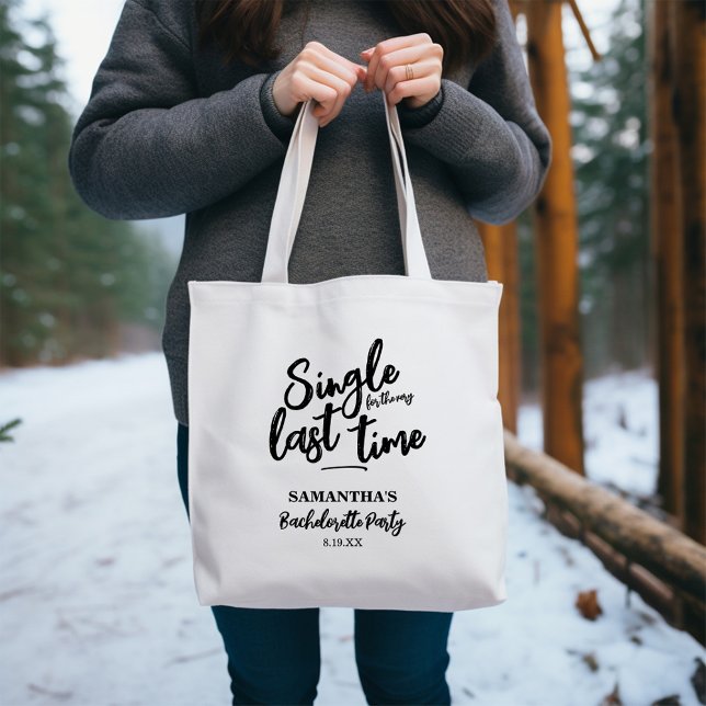Minimalist  Bachelorette Party Tote Bag (Creator Uploaded)