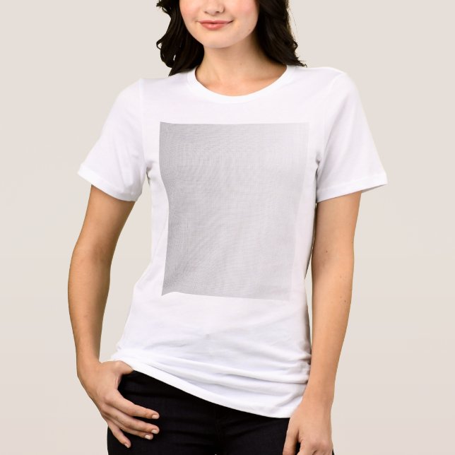 Minimalist Back to School Aesthetic Tri-Blend Shirt (Front)