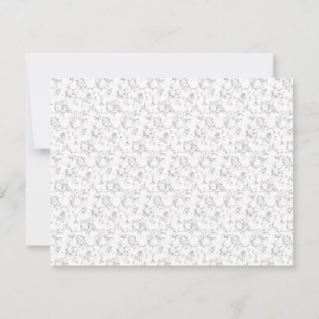 Minimalist Back To School Name Design Card (Back)