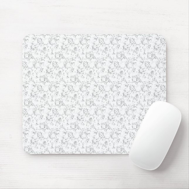 Minimalist Back To School Name Design Mouse Pad (With Mouse)