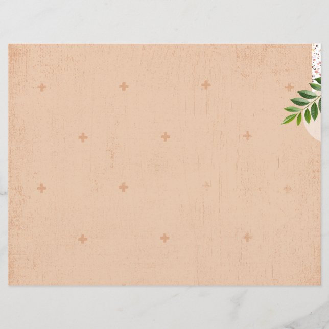 Minimalist Background Grunge Art Journal Paper (Front)