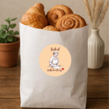Minimalist Bakery Sticker Baked With Kindness