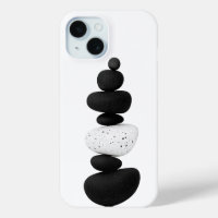 Minimalist Balanced Zen Stones Mindfulness