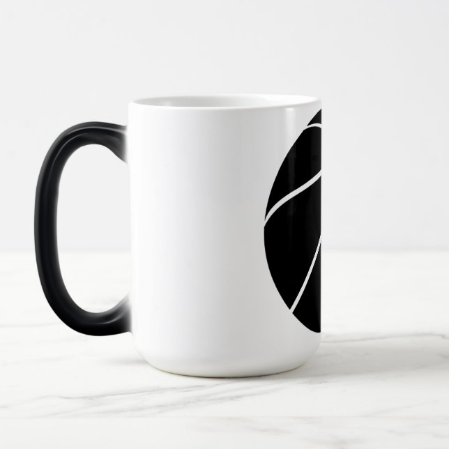 “Minimalist Basketball Mug** Magic Mug (Left)