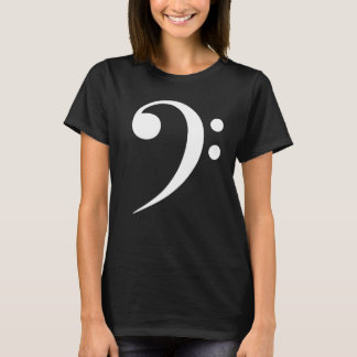Minimalist Bass F Clef Music Symbol Music Lover T-Shirt