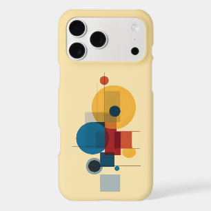 Minimalist Bauhaus Geometric Abstract iPhone Case