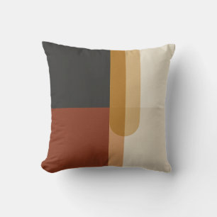Minimalist Bauhaus Pillow – Abstract Color Block 