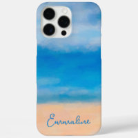 Minimalist Beach Scene Painting 