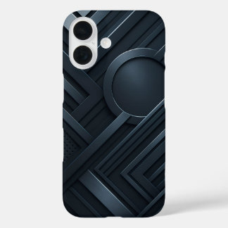 Minimalist Bear Line Drawing iPhone 16 Case