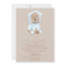 Minimalist Bearly Wait Dusty Blue Baby Shower