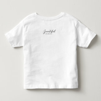 Minimalist Beautiful Script Toddler T-Shirt, Simpl T-Shirt