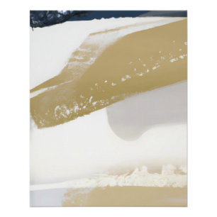 Minimalist Beige and Cream Abstract Texture Poster