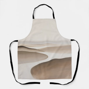 Minimalist Beige Desert Dunes Apron