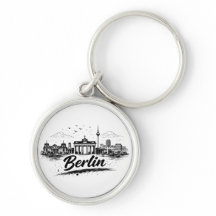 Minimalist Berlin Germany Cityscape Art