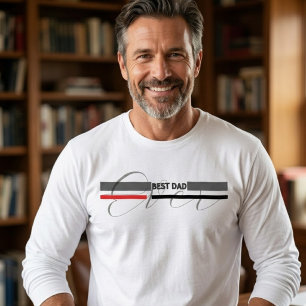 Minimalist Best Dad Ever Father's Day Special Tri-Blend Shirt