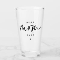 Minimalist Best Mum Ever elegant Script Typography