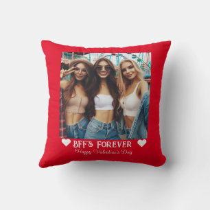 Minimalist BFF Valentine's Day Spanish White Heart Cushion