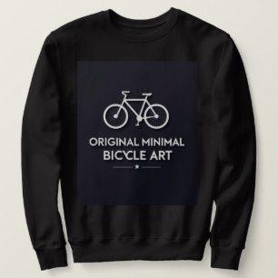 Minimalist Bicycle Art Sweatshirt