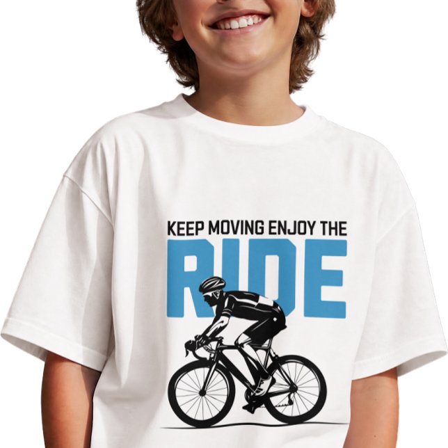 Minimalist Bicycle Rider T-Shirt (Creator Uploaded)