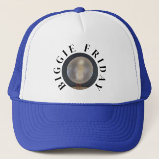 Minimalist "Biggie Friday" Text and Custom Photo Trucker Hat