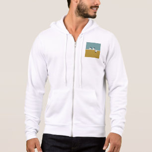 Minimalist Bird Design Men's T-Shirt Hoodie