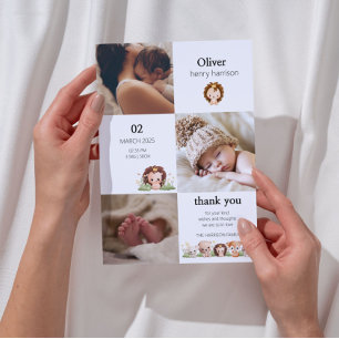 Minimalist Birth Announcement