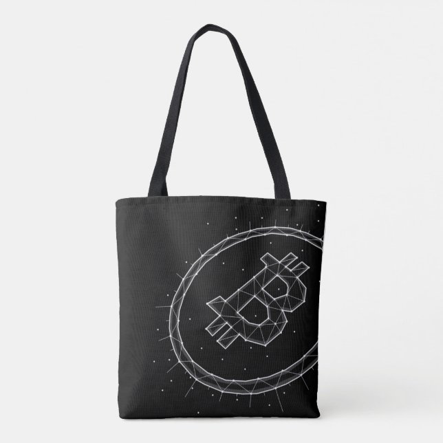Minimalist Bitcoin Tote Bag (Back)