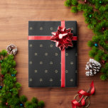 Minimalist black and gold Star of David pattern Wrapping Paper<br><div class="desc">Minimalist black and gold Star of David,  Magen David pattern modern cute elegant gift Wrapping Paper.
Faux gold Star of David pattern on black background.
This wrapping paper is great for Hanukkah,  bar mitzvah,  bat mitzvah and Jewish Holidays.</div>