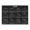 Minimalist Black and White 2026 Magnetic Calendar