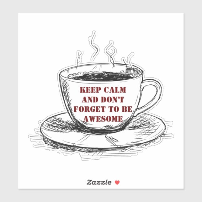 Minimalist Black and White Coffee Mug (Sheet)