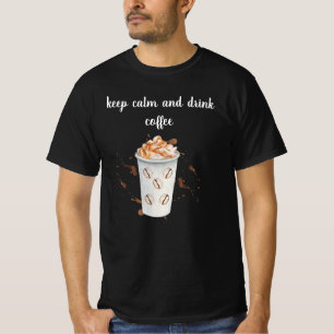 Minimalist Black and White Coffee Mug T-Shirt
