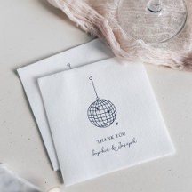 Minimalist Black and White Disco Ball