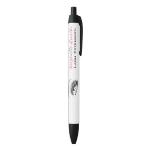 Minimalist Black and White Lash Extension Makeup Ink Pen
