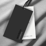 Minimalist Black and White Modern Hang Tags<br><div class="desc">Made for you!

*These hang tags don't come with holes. The holes are simulated in the artwork.</div>