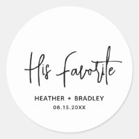 Minimalist Black and White Modern Wedding